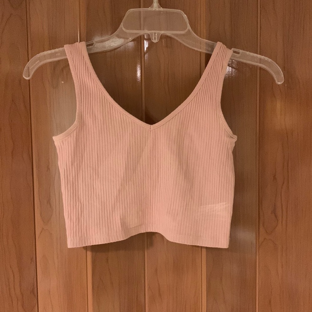 Light pink crop top